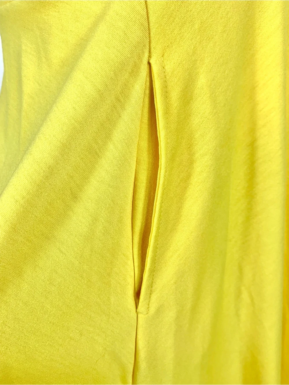 LuLaRoe Nicki Sleeveless Dress - Yellow - Pockets - 2XL - Sundress - Picture 6 of 11